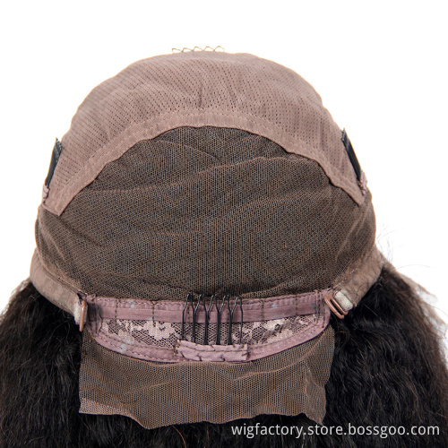 Wholesale cheap kinky straight full lace wig vendor, peruvian human hair full lace wig, glueless full lace wig human hair
